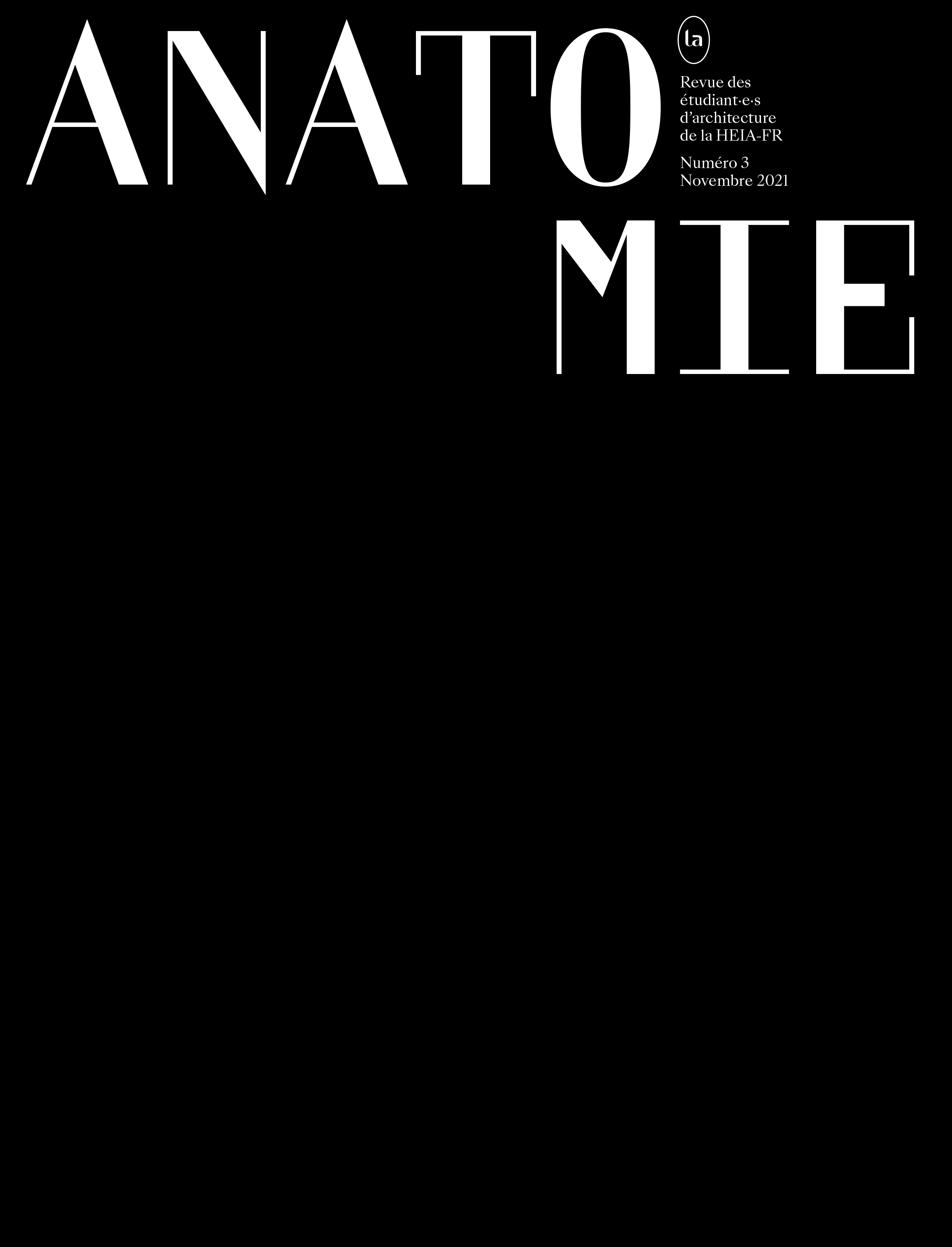Couverture N°3 — Anatomie
